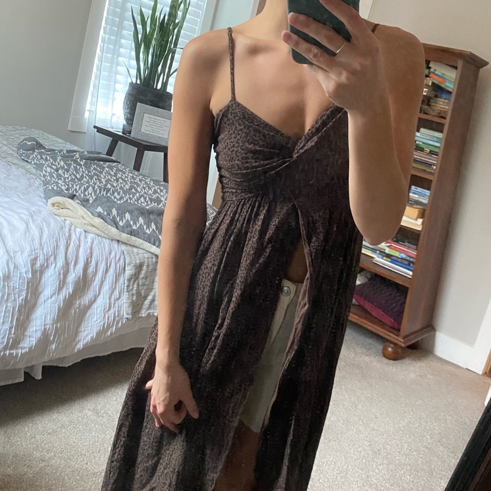 FreePeople Open-Front Tunic